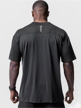 EUC! ASRV DSG-0715 Black Core Mesh Oversized Tee - Small